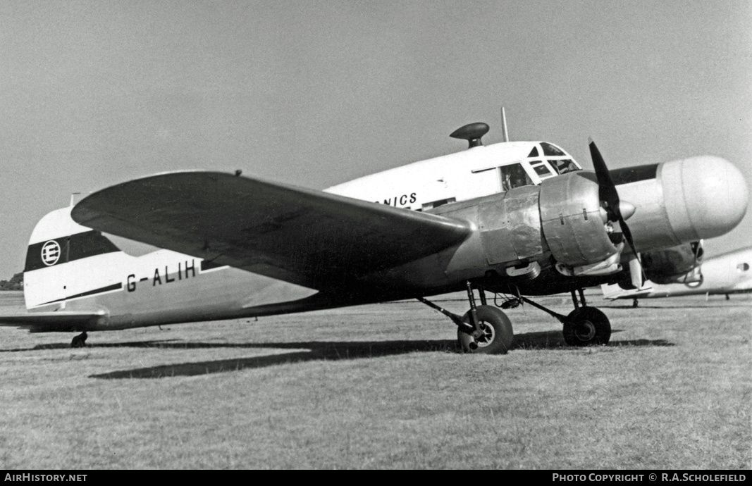 Aircraft Photo of G-ALIH | Avro 652A Anson 11 | Ekco Electronics | AirHistory.net #25859