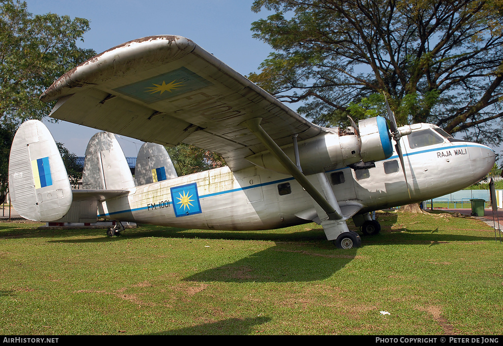 Aircraft Photo of FM-1001 | Scottish Aviation Twin Pioneer Series 1 | Malaysia - Air Force | AirHistory.net #25873