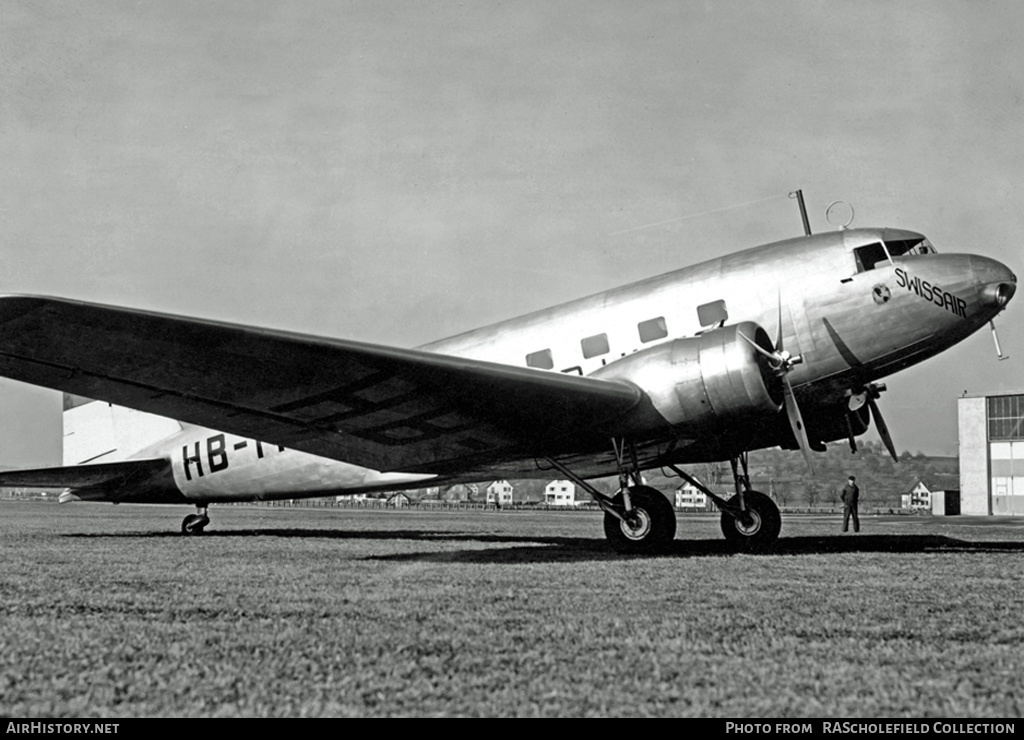 Aircraft Photo of HB-IT* | Douglas DC-2-115B | Swissair - Swiss Air Lines | AirHistory.net #25883