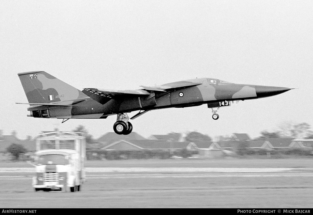Aircraft Photo of A8-143 | General Dynamics RF-111C Aardvark | Australia - Air Force | AirHistory.net #25895