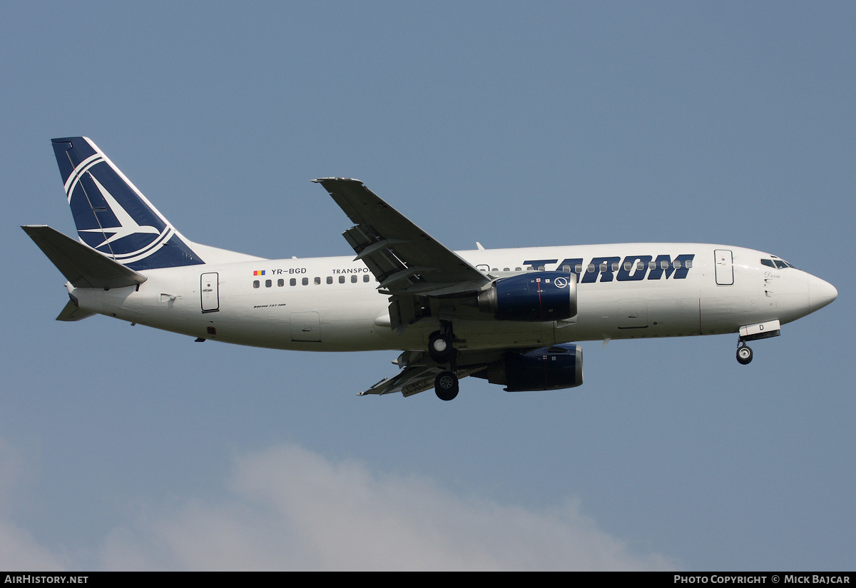 Aircraft Photo of YR-BGD | Boeing 737-38J | TAROM - Transporturile Aeriene Române | AirHistory.net #25905