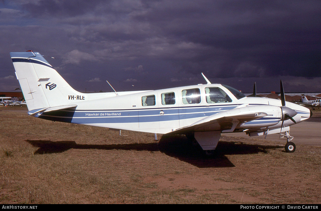 Aircraft Photo of VH-RLE | Beech 58 Baron | Hawker de Havilland | AirHistory.net #25920