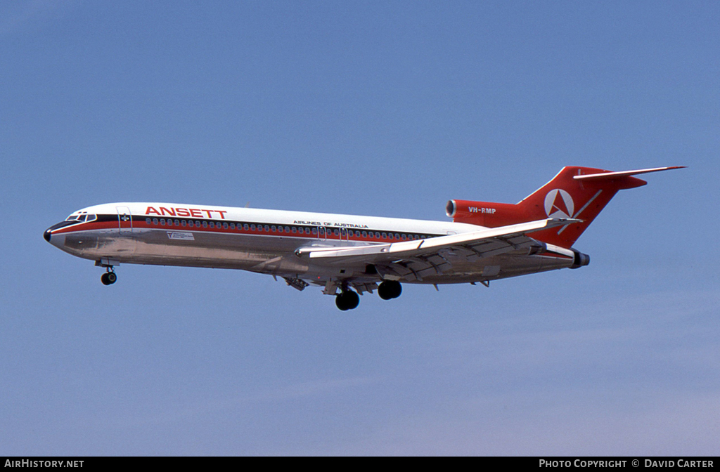 Aircraft Photo of VH-RMP | Boeing 727-277/Adv | Ansett Airlines of Australia | AirHistory.net #25925