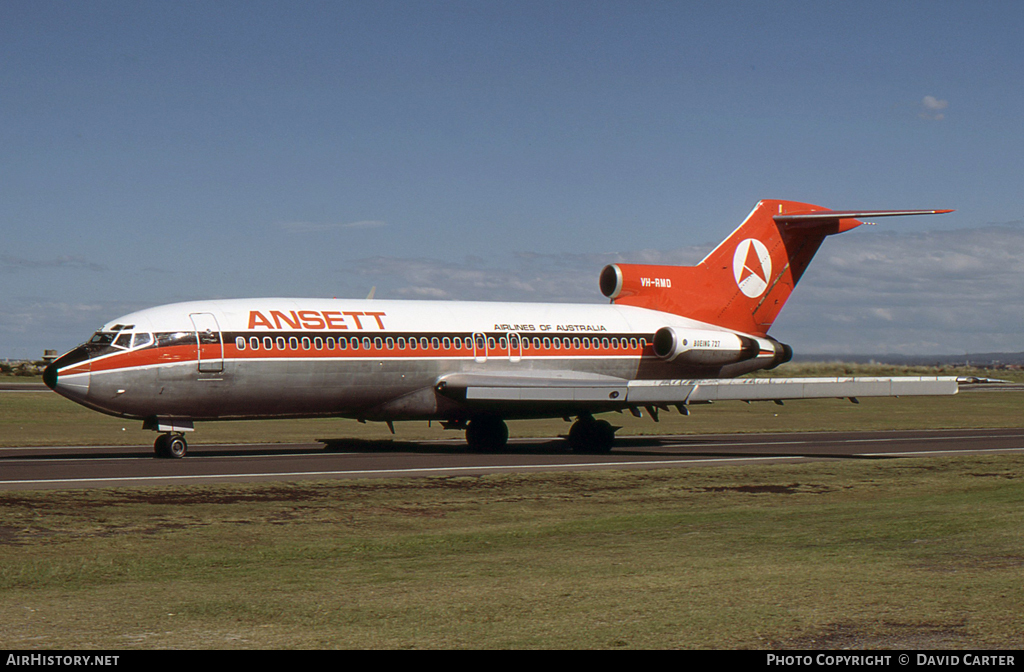 Aircraft Photo of VH-RMD | Boeing 727-77 | Ansett Airlines of Australia | AirHistory.net #25936