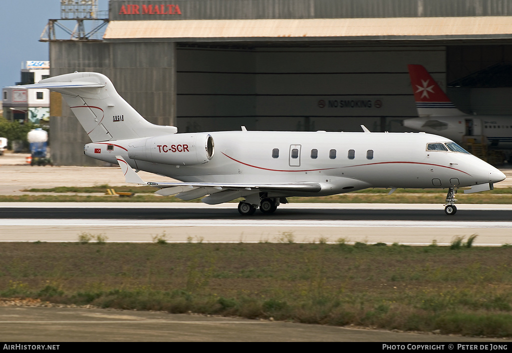 Aircraft Photo of TC-SCR | Bombardier Challenger 300 (BD-100-1A10) | SOCAR | AirHistory.net #25949