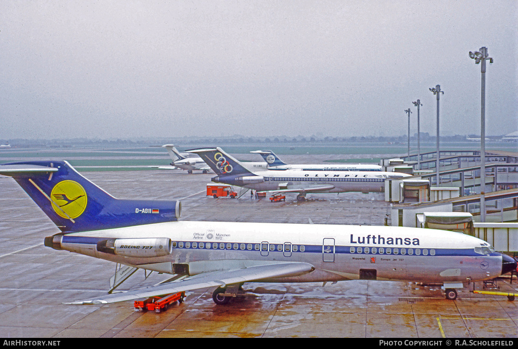 Aircraft Photo of D-ABII | Boeing 727-30C | Lufthansa | AirHistory.net #25955