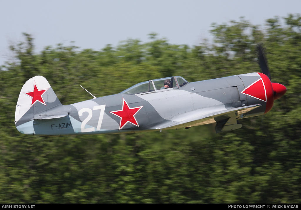 Aircraft Photo of F-AZIM / 27 white | Yakovlev Yak-3U | Soviet Union - Air Force | AirHistory.net #25987