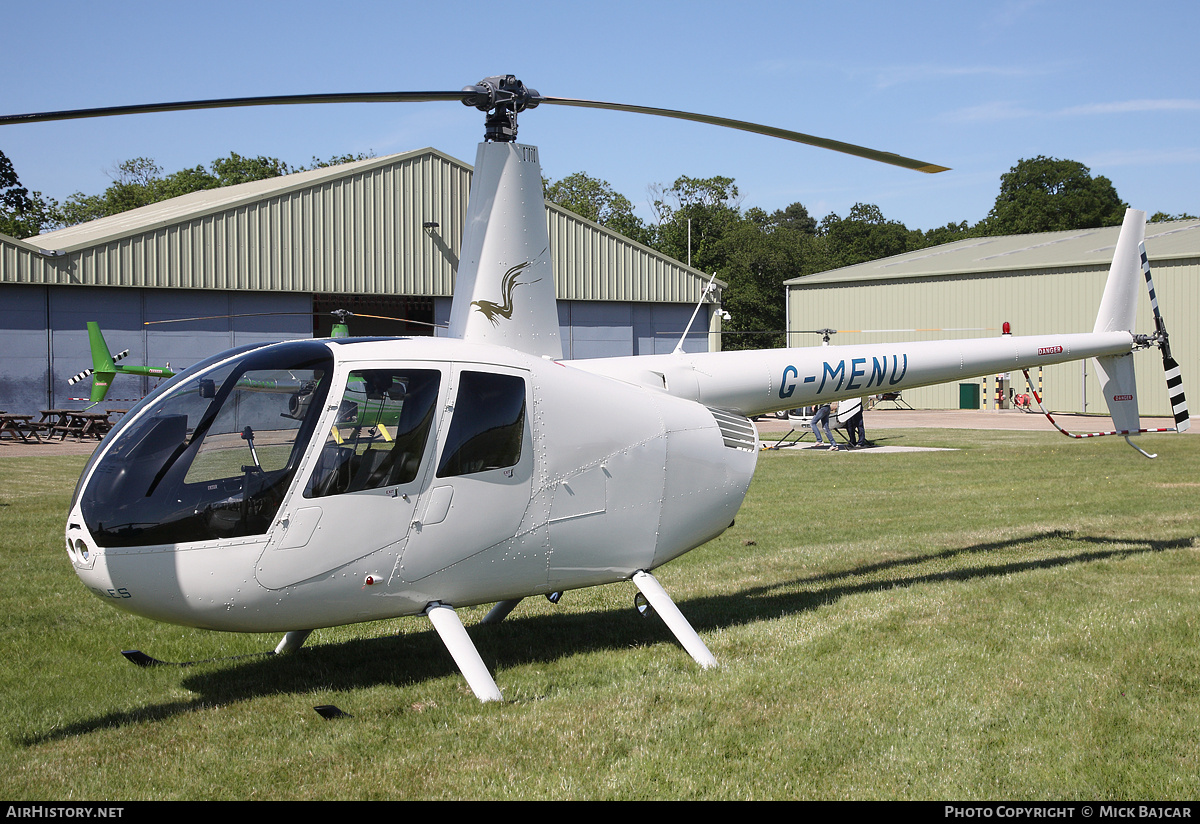 Aircraft Photo of G-MENU | Robinson R-44 Raven II | AirHistory.net #26004