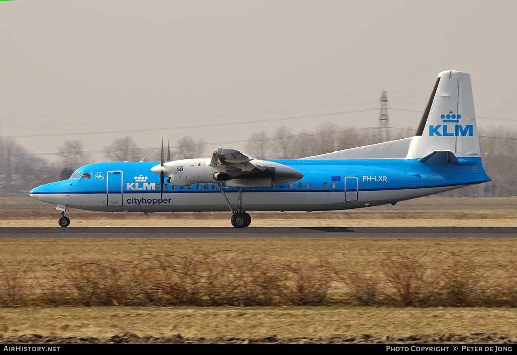 Aircraft Photo of PH-LXR | Fokker 50 | KLM Cityhopper | AirHistory.net #26010