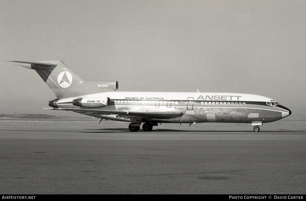 Aircraft Photo of VH-RME | Boeing 727-77 | Ansett Airlines of Australia | AirHistory.net #26011