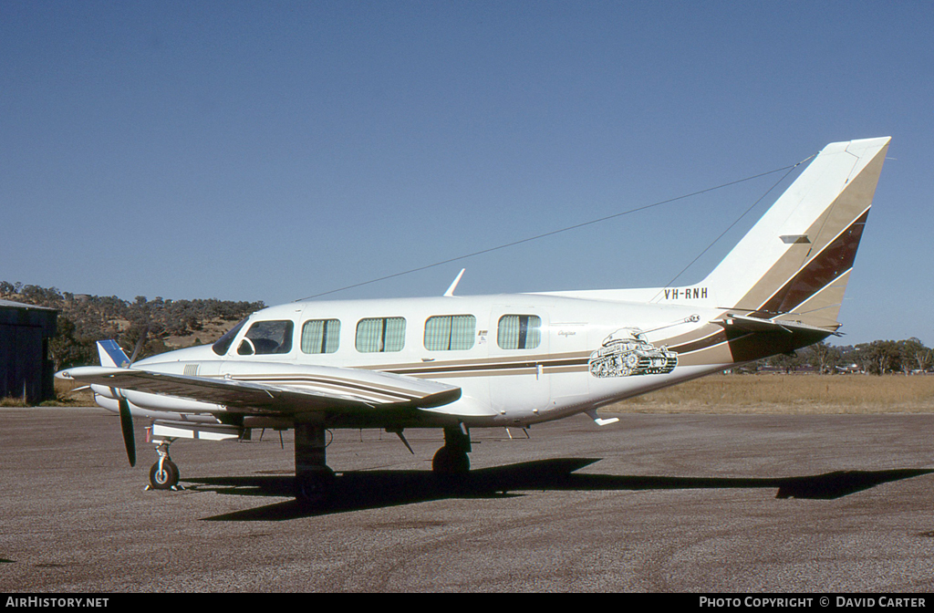 Aircraft Photo of VH-RNH | Piper PA-31-350 Navajo Chieftain | Tank Aviation | AirHistory.net #26035