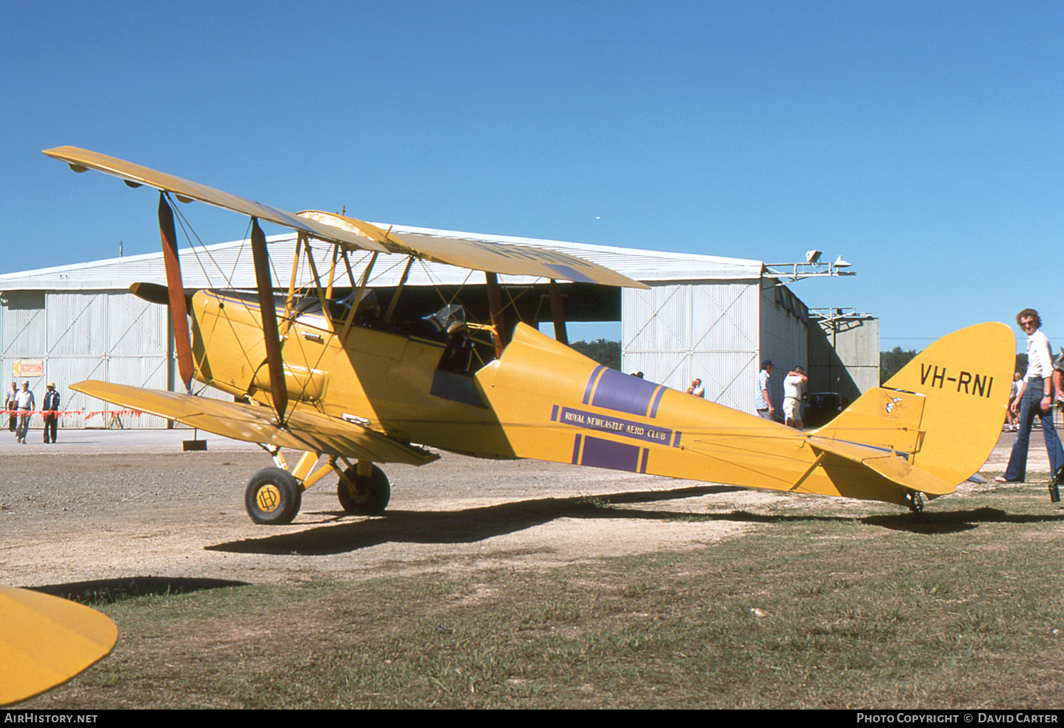 Aircraft Photo of VH-RNI | De Havilland D.H. 82A Tiger Moth | Royal Newcastle Aero Club | AirHistory.net #26036