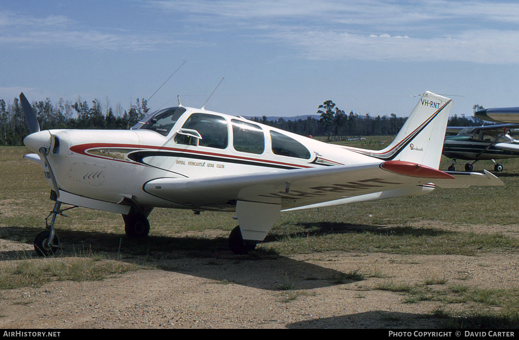 Aircraft Photo of VH-RNT | Beech C33 Debonair | Royal Newcastle Aero Club | AirHistory.net #26040