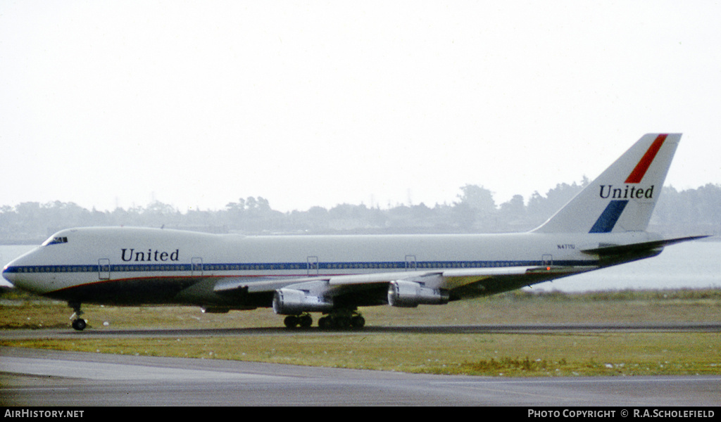 Aircraft Photo of N4711U | Boeing 747-122 | United Air Lines | AirHistory.net #26084