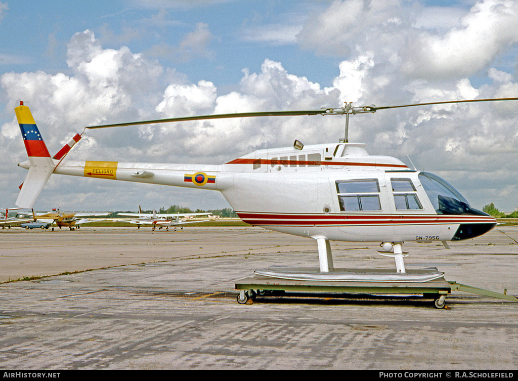 Aircraft Photo of GN-7956 | Bell 206B JetRanger II | Venezuela - Guardia Nacional | AirHistory.net #26088