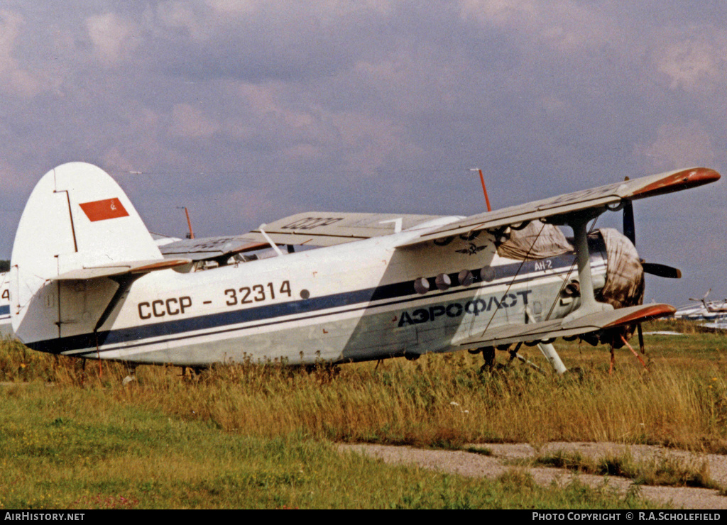 Aircraft Photo of CCCP-32314 | Antonov An-2TP | Aeroflot | AirHistory.net #26090
