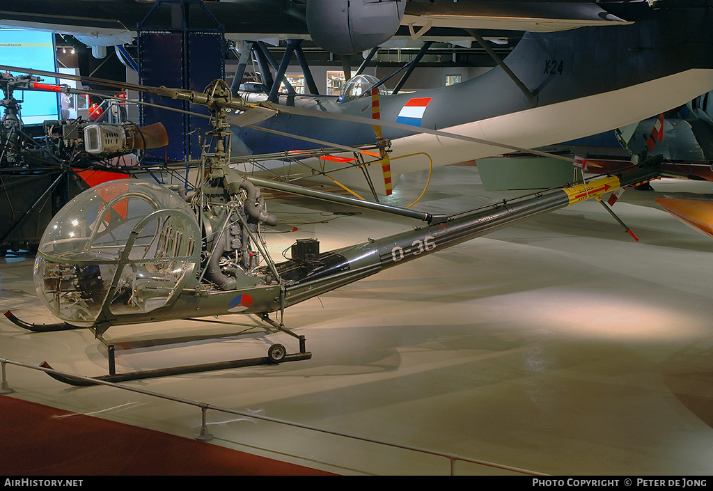 Aircraft Photo of O-36 | Hiller OH-23C Raven (UH-12C) | Netherlands - Air Force | AirHistory.net #26108