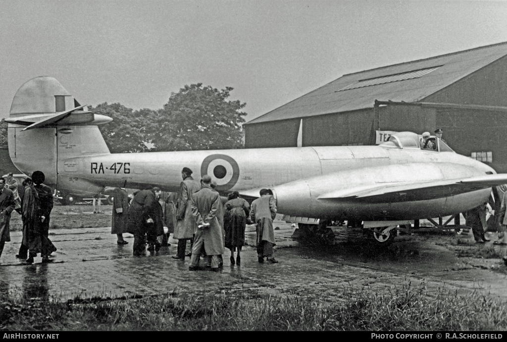 Aircraft Photo of RA476 | Gloster Meteor F4 | UK - Air Force | AirHistory.net #26111