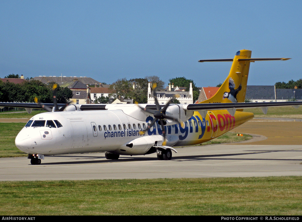 Aircraft Photo of G-COBO | ATR ATR-72-500 (ATR-72-212A) | Aurigny Air Services | AirHistory.net #26136