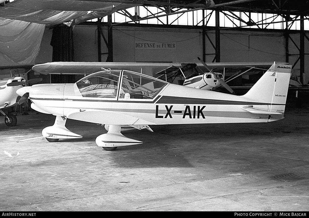 Aircraft Photo of LX-AIK | Robin HR-200-120 | AirHistory.net #26146