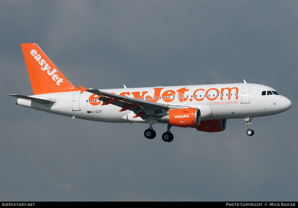 Aircraft Photo of G-EZIT | Airbus A319-111 | EasyJet | AirHistory.net #26150