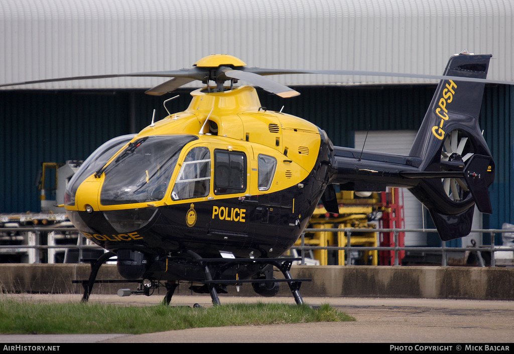 Aircraft Photo of G-CPSH | Eurocopter EC-135T-1 | Police | AirHistory.net #26151