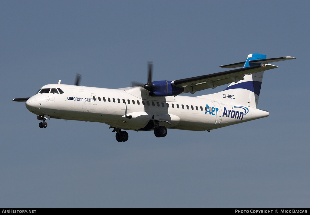 Aircraft Photo of EI-REE | ATR ATR-72-202 | Aer Arann | AirHistory.net #26159