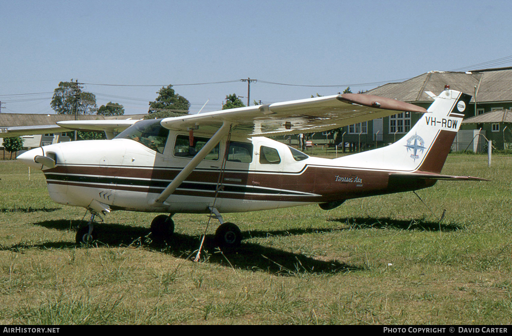 Aircraft Photo of VH-ROW | Cessna P206A Super Skylane | Thomas Air | AirHistory.net #26167