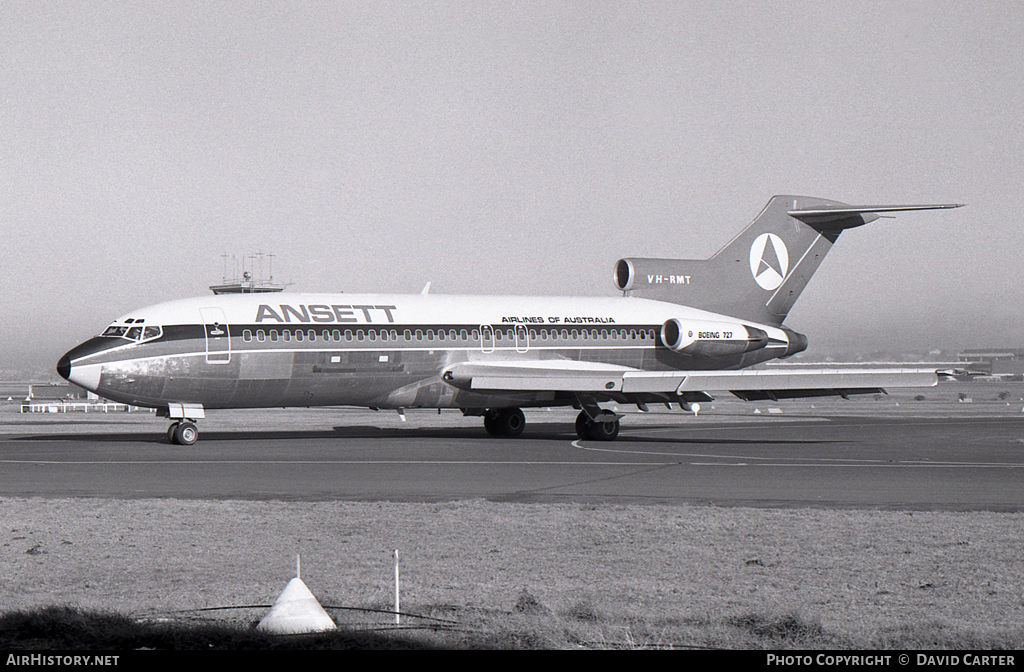 Aircraft Photo of VH-RMT | Boeing 727-77C | Ansett Airlines of Australia | AirHistory.net #26176