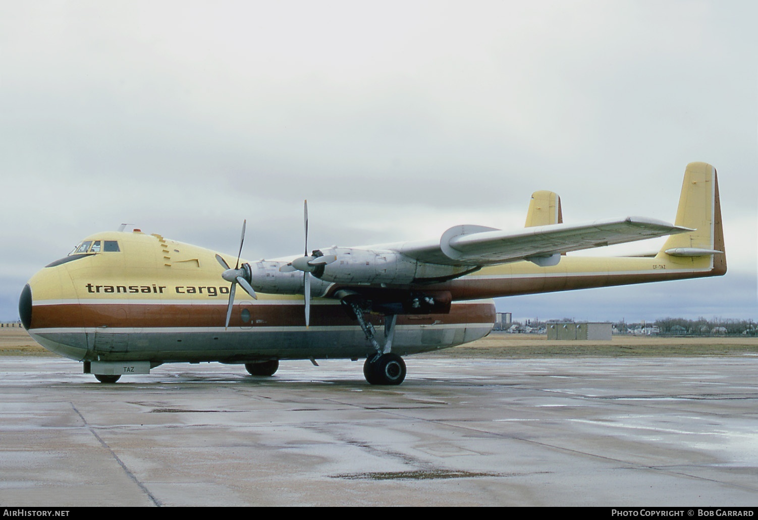 Aircraft Photo of CF-TAZ | Armstrong Whitworth AW-650 Argosy 222 | Transair Cargo | AirHistory.net #26186