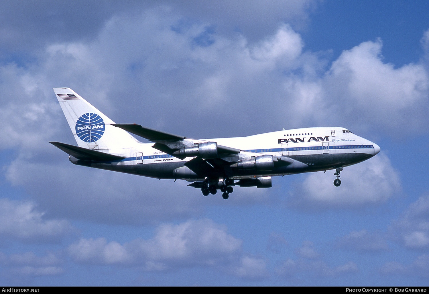 Aircraft Photo of N537PA | Boeing 747SP-21 | Pan American World Airways - Pan Am | AirHistory.net #26188