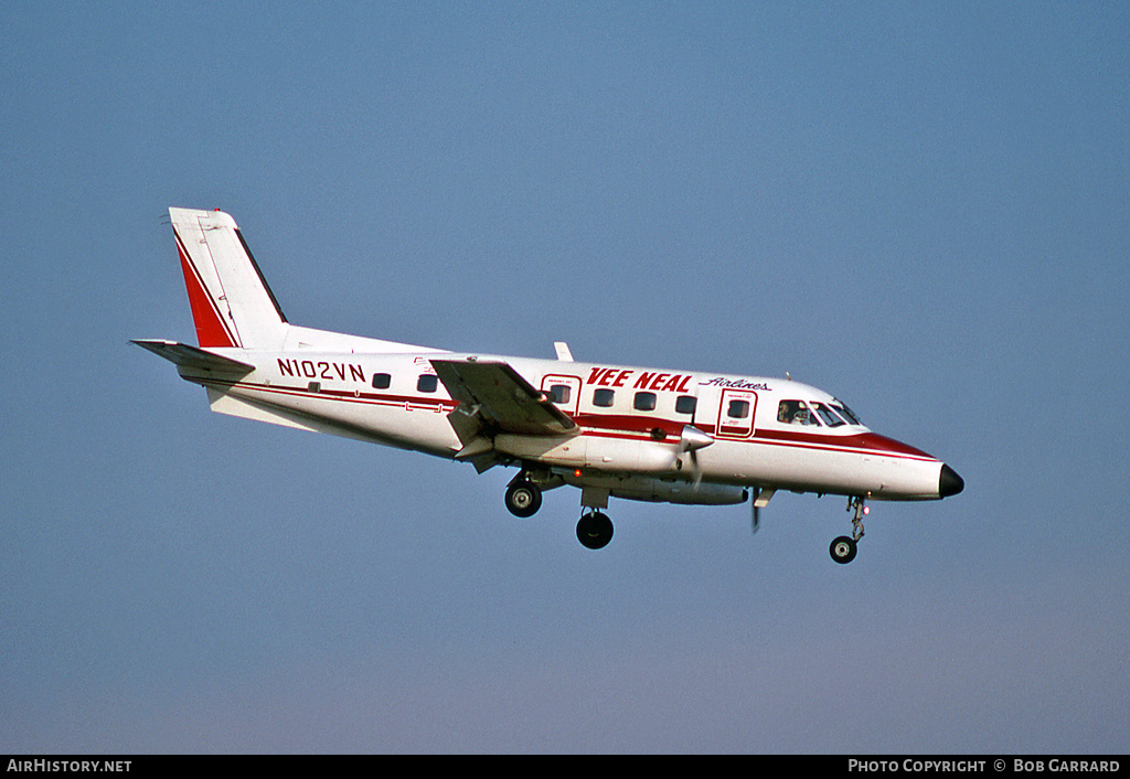 Aircraft Photo of N102VN | Embraer EMB-110P1 Bandeirante | Vee Neal Airlines | AirHistory.net #26196