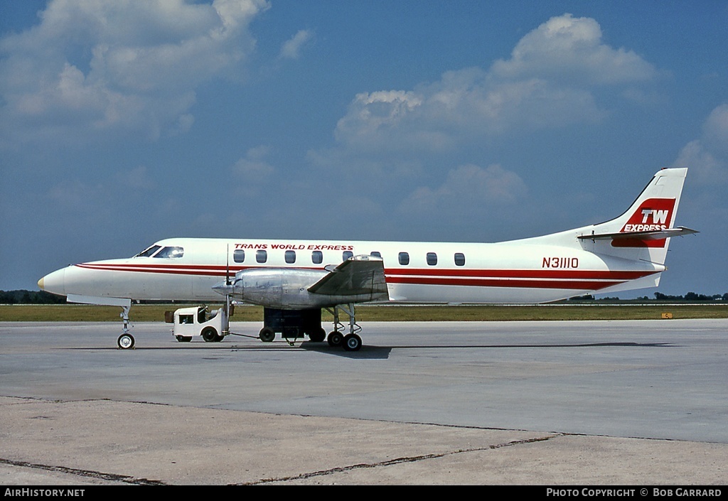 Aircraft Photo of N31110 | Fairchild SA-227AC Metro III | TW Express - Trans World Express | AirHistory.net #26203