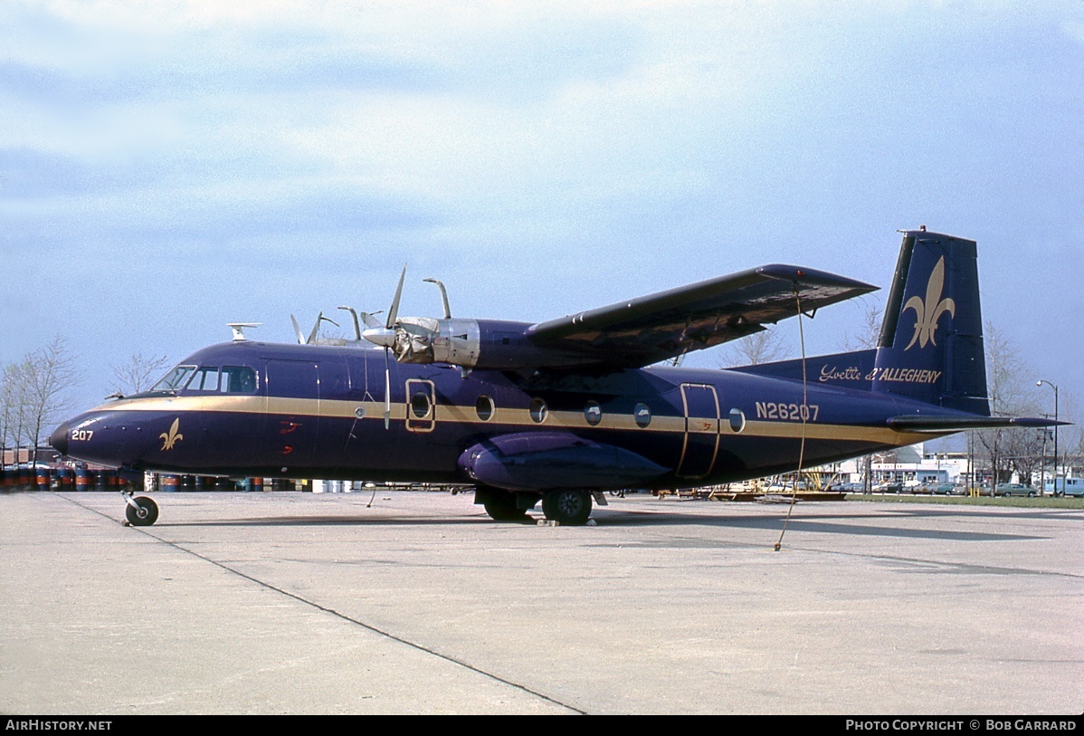 Aircraft Photo of N26207 | Nord 262A-12 | Allegheny Airlines | AirHistory.net #26213