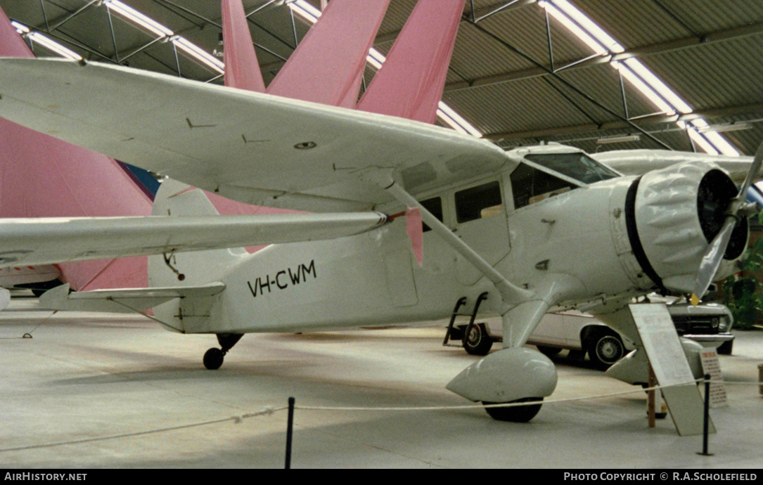 Aircraft Photo of VH-CWM | Stinson SR-8B Reliant | AirHistory.net #26243