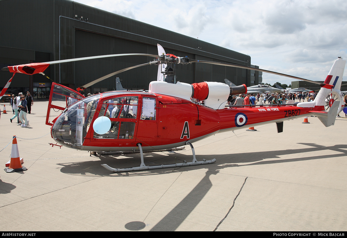 Aircraft Photo of G-CBSK / ZB627 | Aerospatiale SA-341D Gazelle HT3 | UK - Air Force | AirHistory.net #26250