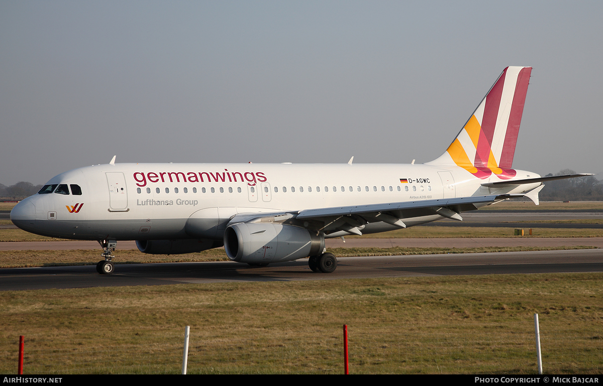 Aircraft Photo of D-AGWC | Airbus A319-132 | Germanwings | AirHistory.net #26266