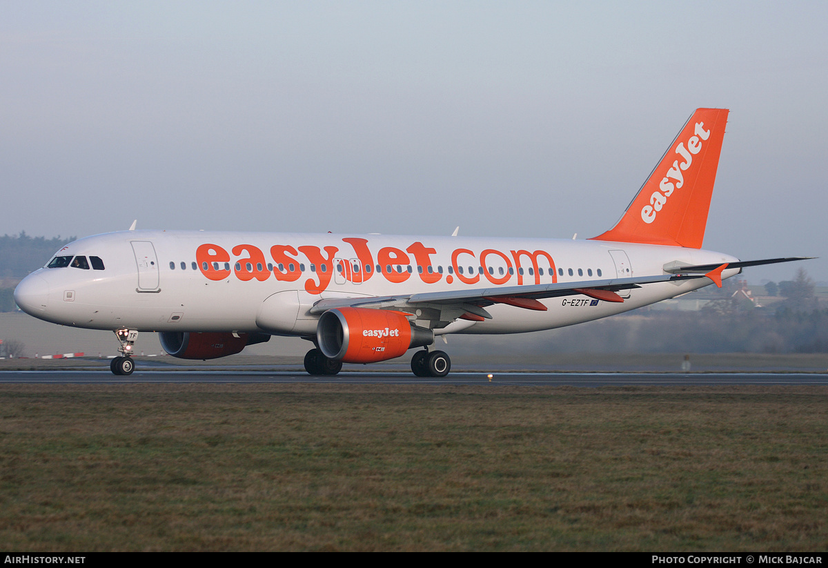 Aircraft Photo of G-EZTF | Airbus A320-214 | EasyJet | AirHistory.net #26280