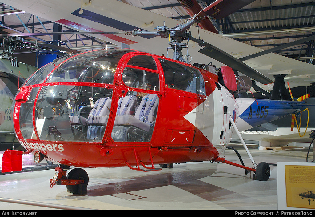 Aircraft Photo of A-465 | Sud SE-3160 Alouette III | Netherlands - Air Force | AirHistory.net #26283