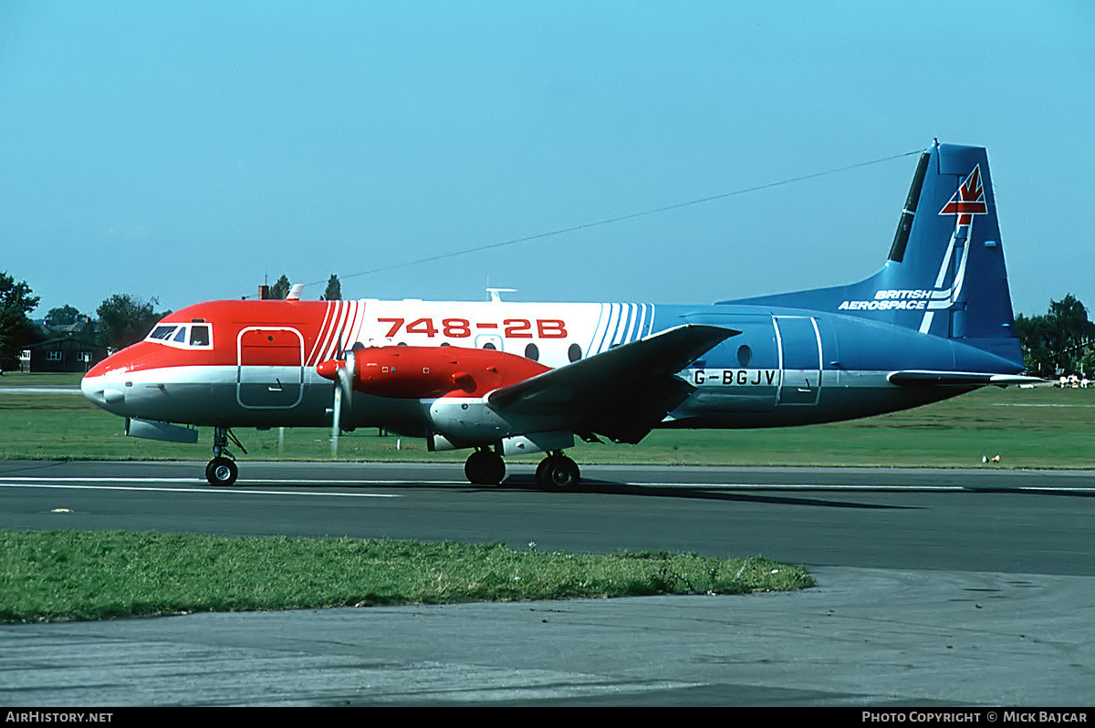 Aircraft Photo of G-BGJV | British Aerospace BAe-748 Srs2B/357LFD | British Aerospace | AirHistory.net #26304