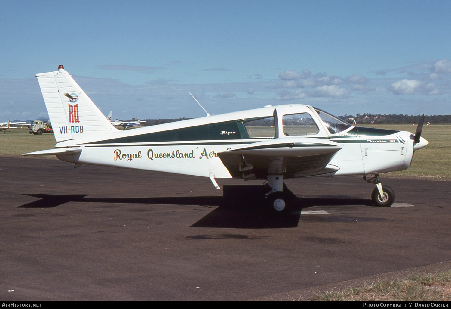 Aircraft Photo of VH-RQB | Piper PA-28-140 Cherokee | Royal Queensland Aero Club | AirHistory.net #26306
