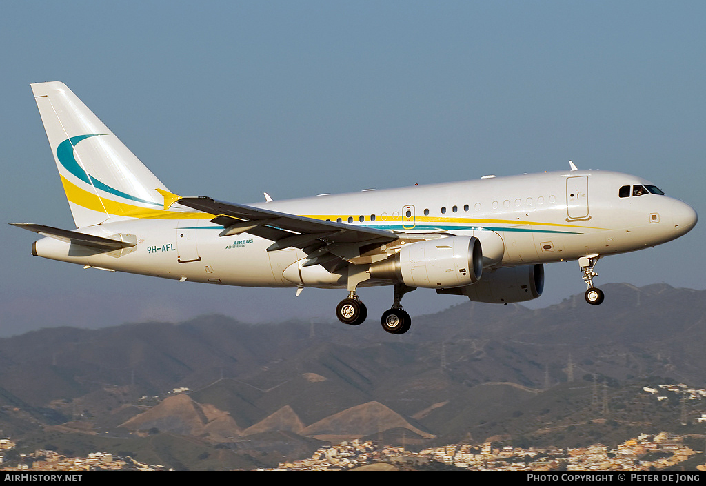 Aircraft Photo of 9H-AFL | Airbus ACJ318 (A318-112/CJ) | AirHistory.net #26317