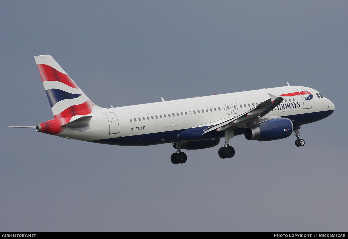 Aircraft Photo of G-EUYF | Airbus A320-232 | British Airways | AirHistory.net #26337
