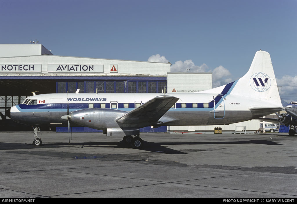 Aircraft Photo of C-FPWU | Convair 640 | Worldways Canada | AirHistory.net #26360
