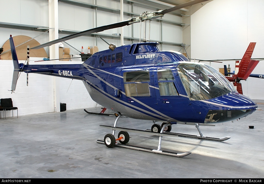 Aircraft Photo of G-BBCA | Bell 206B-2 JetRanger II | Heliflight | AirHistory.net #26385
