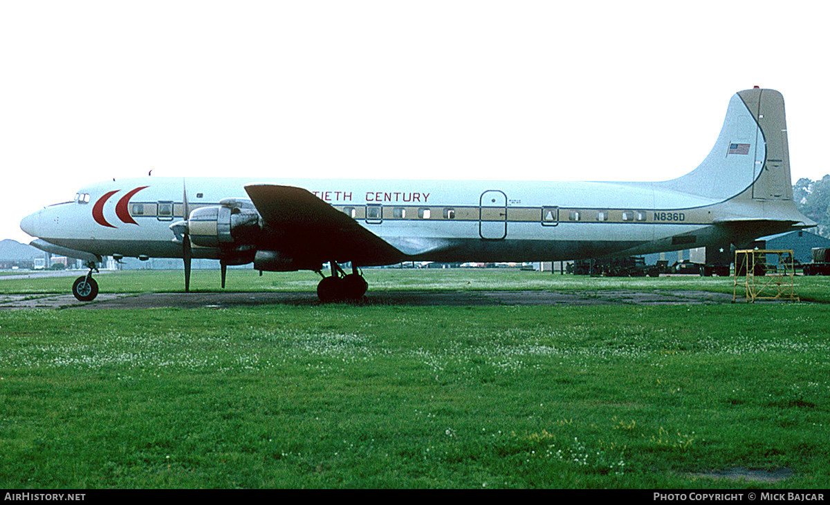 Aircraft Photo of N836D | Douglas DC-7B | Twentieth Century Travel Club | AirHistory.net #26390
