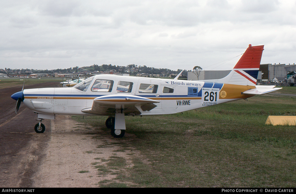 Aircraft Photo of VH-RWE | Piper PA-32R-300 Cherokee Lance | AirHistory.net #26444