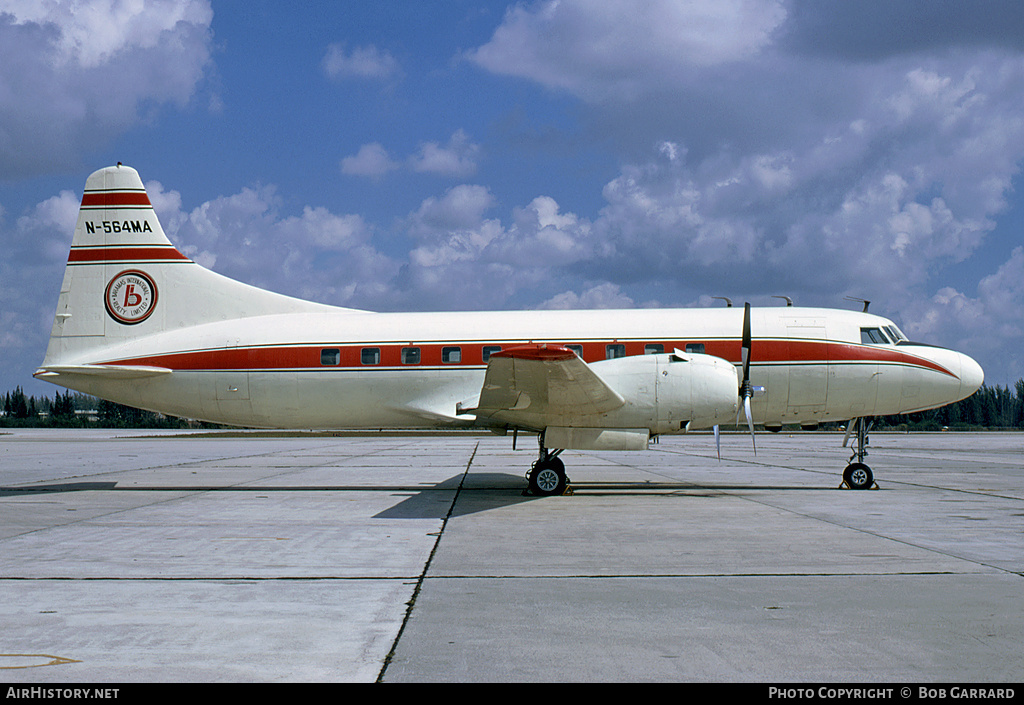 Aircraft Photo of N564MA | Convair 300 | Bahamas International Realty | AirHistory.net #26470