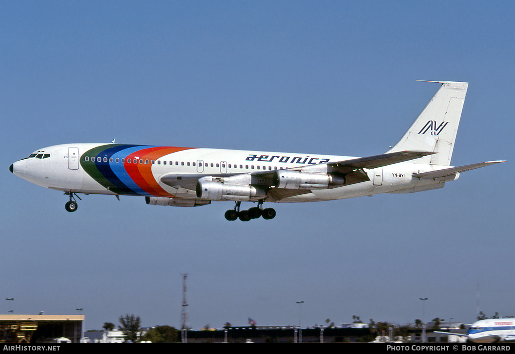 Aircraft Photo of YN-BYI | Boeing 720-051B | Aeronica | AirHistory.net #26473