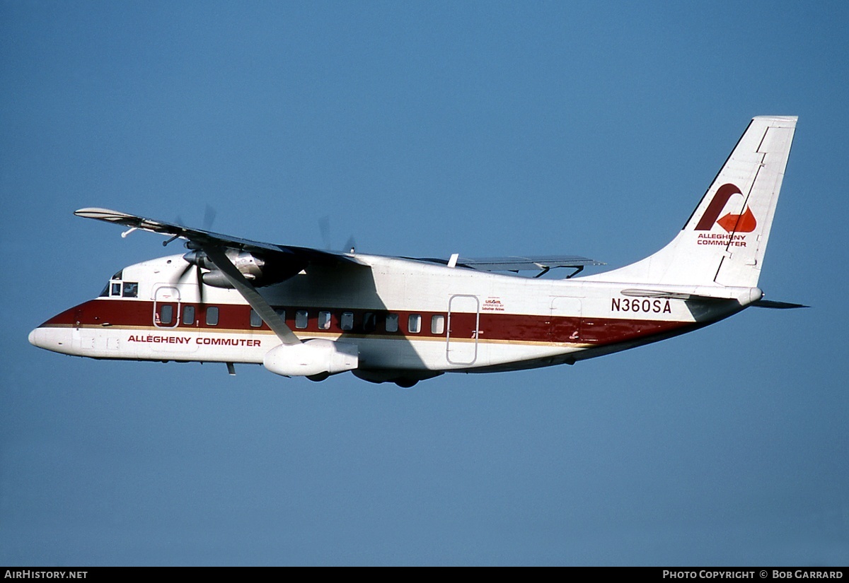 Aircraft Photo of N360SA | Short 360-100 | Allegheny Commuter | AirHistory.net #26492